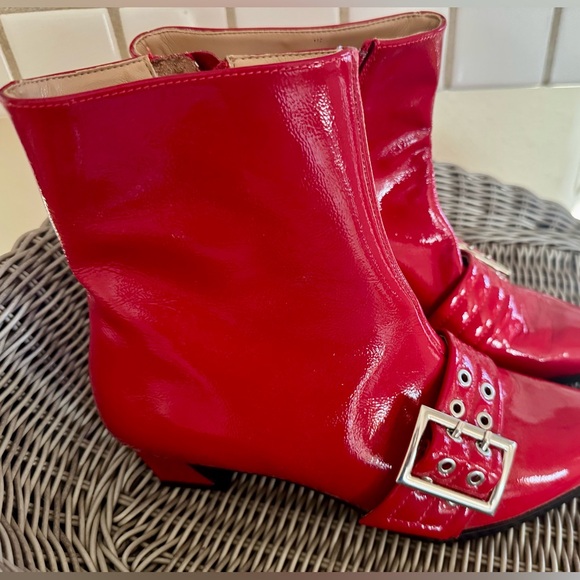 Steve Madden Axton Red Patent Boots – Size 9 (NWOT) - Picture 7 of 7